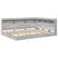 Vidaxl Bookcase Bed Grey Sonoma Engineered Wood