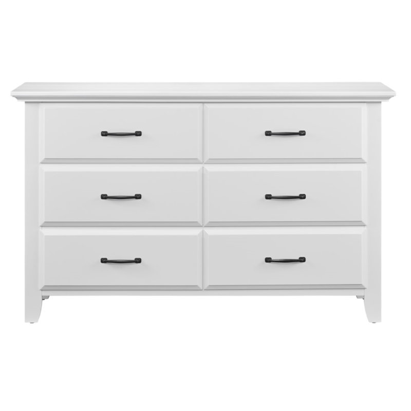 Willowbrook 6 Drawer Dresser, White