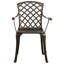 5 Piece Garden Dining Set Cast Aluminium-1661480079