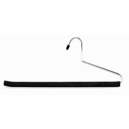 14'' Heavy Duty Plastic Pants Hangers, Black Skirt Hanger, 50 PACK