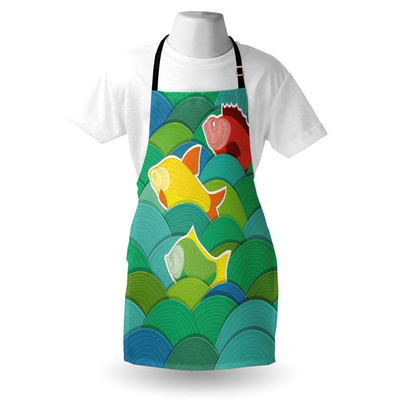 No Pattern Bib Apron