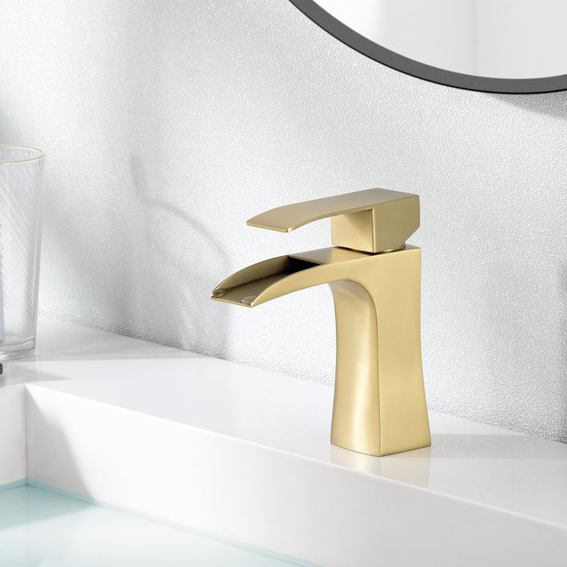 Robinet de salle de bain Sumerain, Or brossé