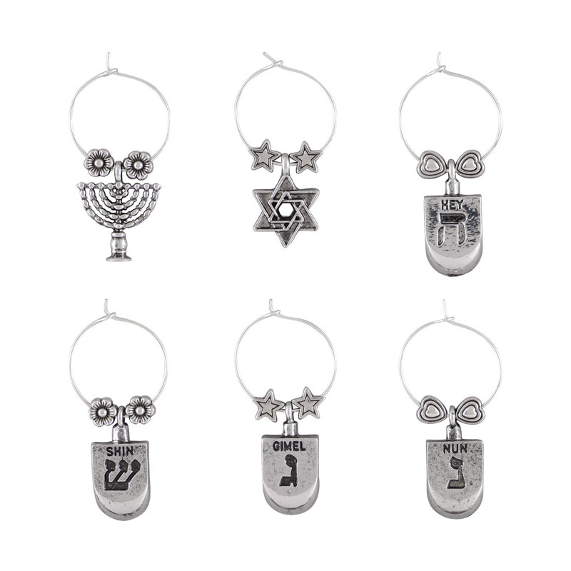 Mcneeley Gold Brass Stainless Steel Wine Charm