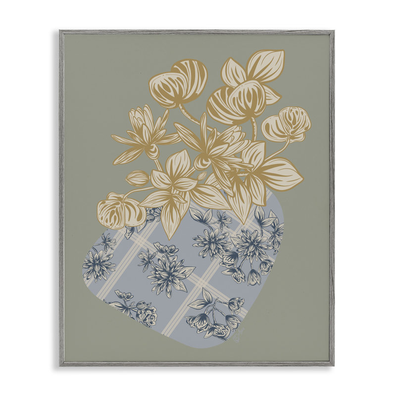 «Beneath The Trees Florals», estampe numérique, design par Beki Marquardt, Estampe numérique Farmhouse, H 30 po x l 24 po