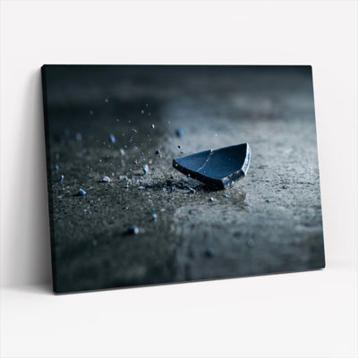 Broken Glass Canvas Wall Art Oil Painting Print Set Of 1