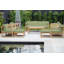 Venice Teak 8 Piece Deep Seating Group With Coffee Table-1330617643
