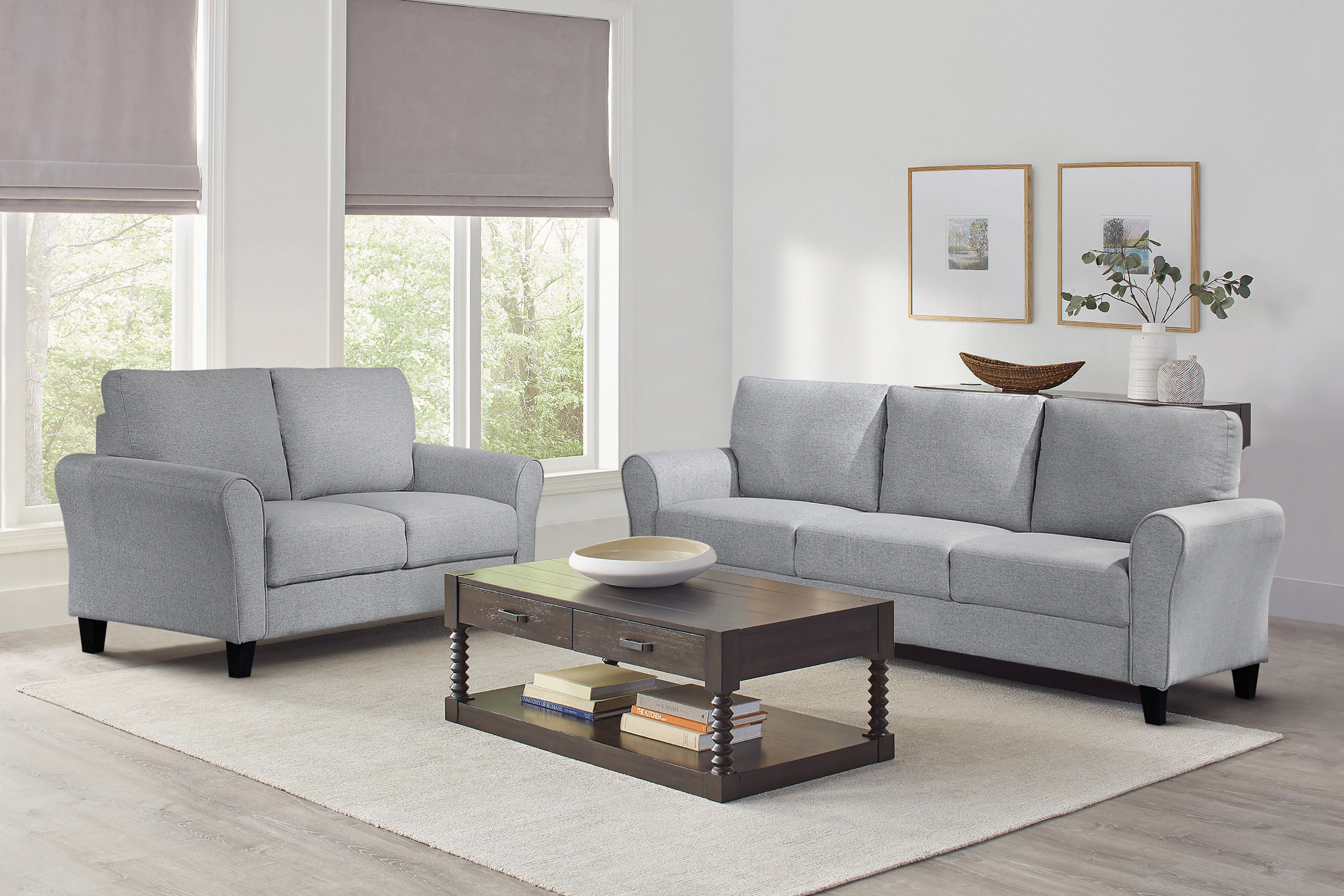 Ebern Designs Emilio 2Piece Upholstered Living Room Set & Reviews