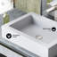 Lavabo de salle de bain vasque en céramique 22 po Voltaire-55039692