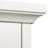 Wall Mount Bathroom Storage Cabinet, Medicine Cabinet with Tempered Glass Door (Cream White)-99844618