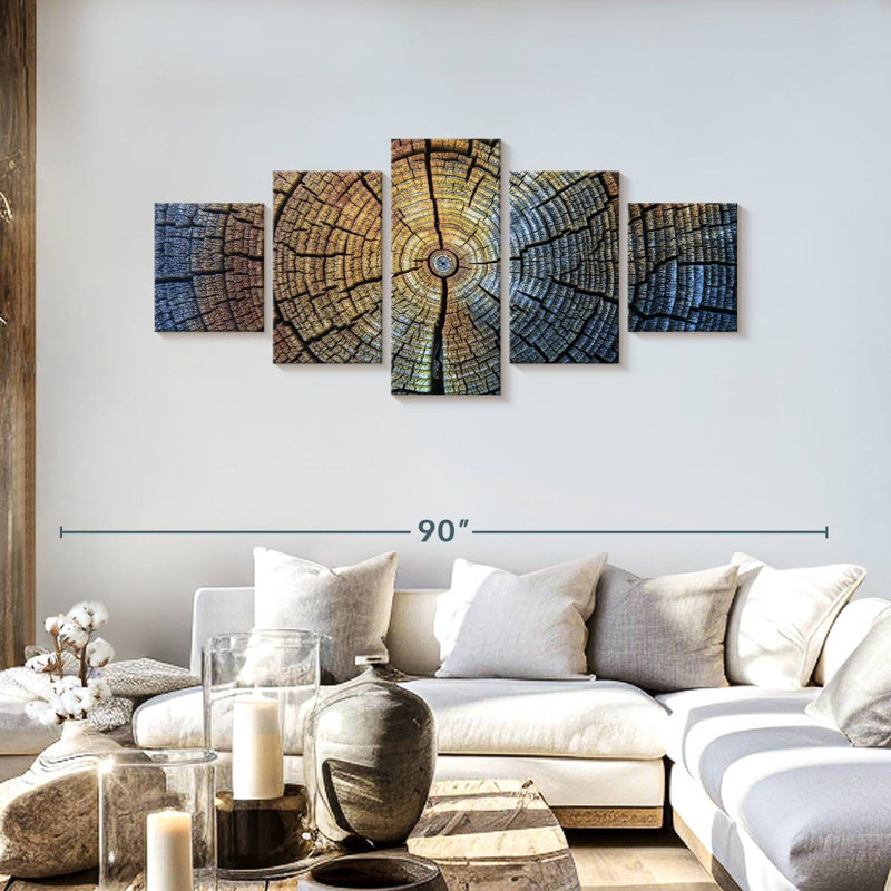 Tree Trunk Pattern, 30" H x 68" W