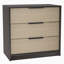 Commode compacte à trois tiroirs Kaia, option de rangement dans la chambre à coucher-179971084