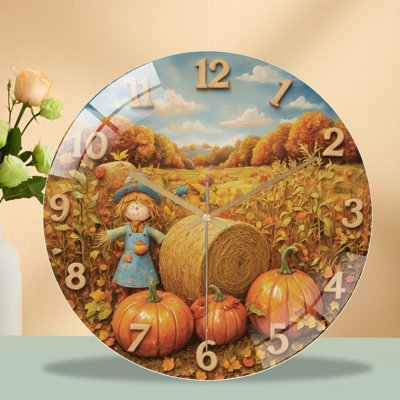 Horloge murale d'automne 12 po