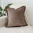 Brown Block Print Pillow Covers