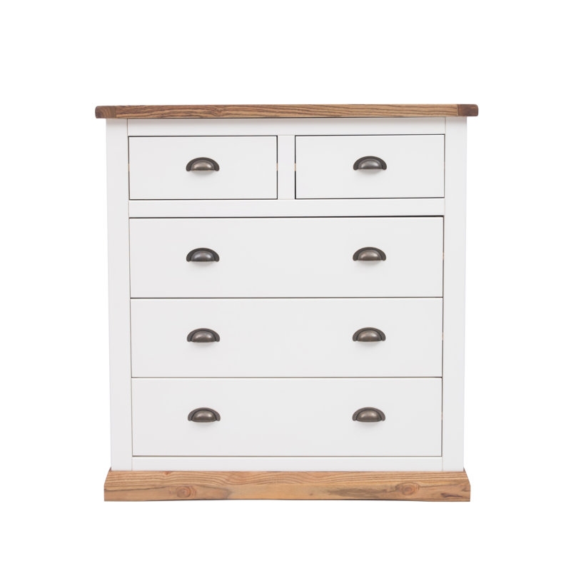Waller 90 cm W Chest of 5 Drawers