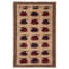 Tapis brun clair Rare War 2 pi 10 po x 4 pi 3 po