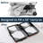 6 Set Compression Packing Cubes, Packing Cubes For Travel Compression, Compressible Packing Cubes Travel Essentials, Packing Organizers, Grey