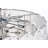 Charlotte 36 inch Alabaster Chandelier in Chrome-687130308