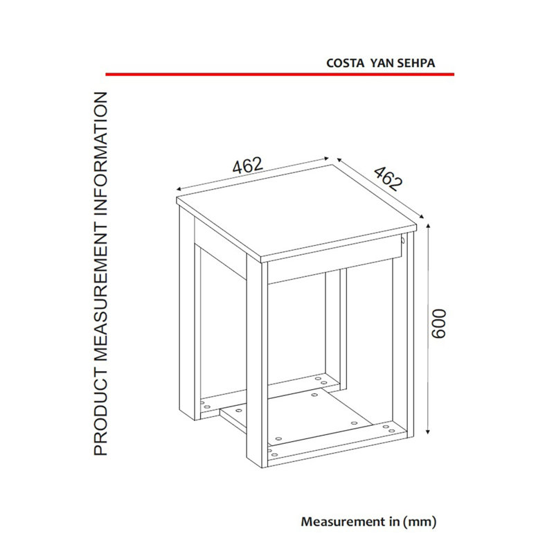 Table de bout Carman Costa