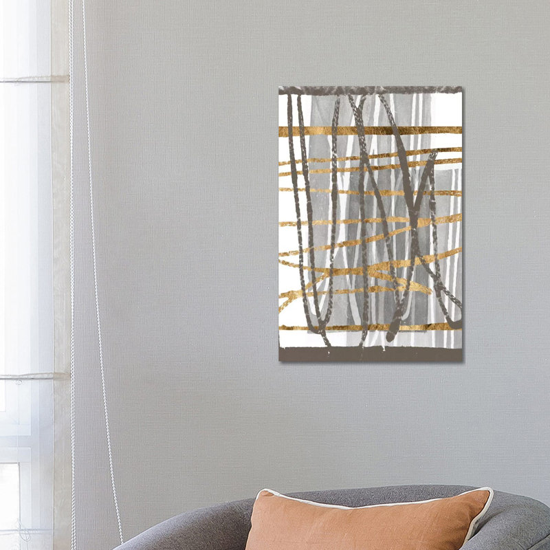Golden Thread I by Jennifer Goldberger - Wrapped Canvas Print, 66.04 cm H x 45.72 cm W x 1.91 cm D