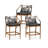 Outdoor 24.6 " H Patio Stool with Cushion