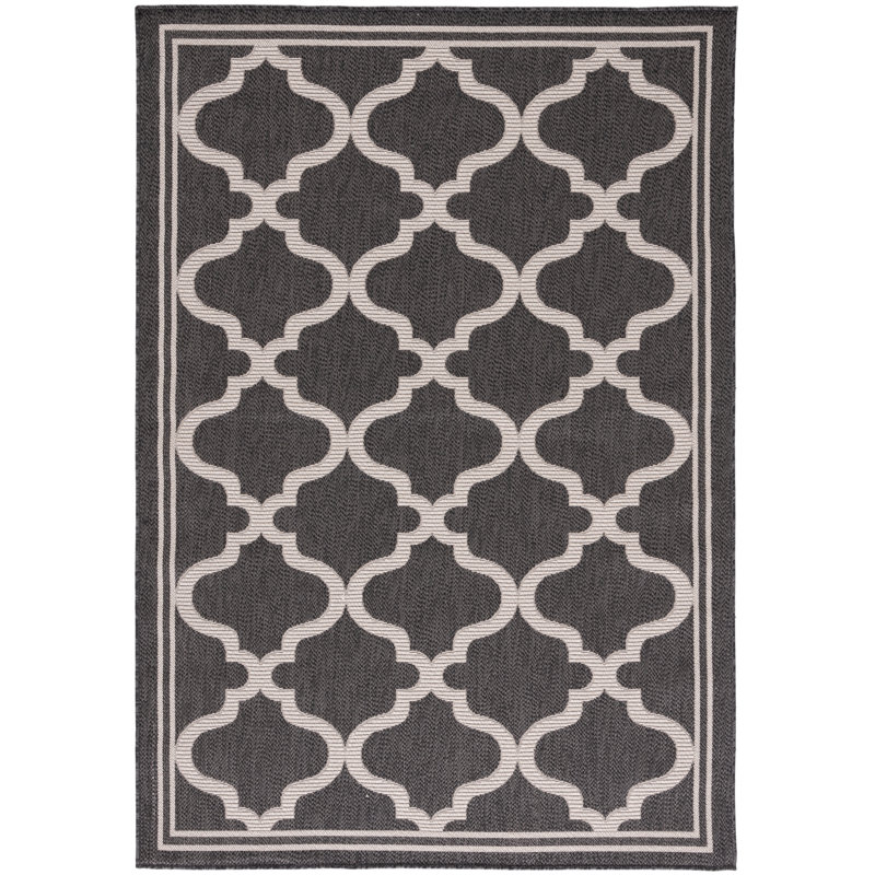 Bermuda Performance Machine Washable Geometric Indoor/Outdoor Area Rug, Rectangle 4' x 6'