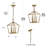 Artha 3 - Light Lantern Geometric Chandelier-940582849