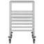  Plateau avec 6 bacs en acier inoxydable 15,4 x 21,7 x 34,3 po