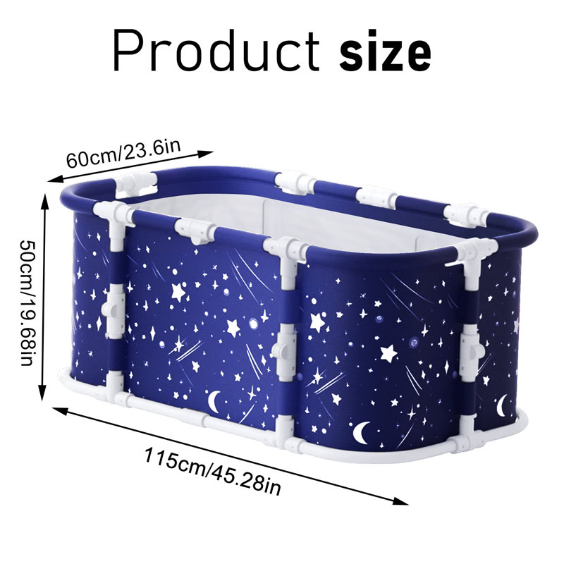 Portable Foldable Bathtub,foldable Soaking Bathtub For Adults, Freestanding Bathtubs, Hot Bath Tub, Ice Bath