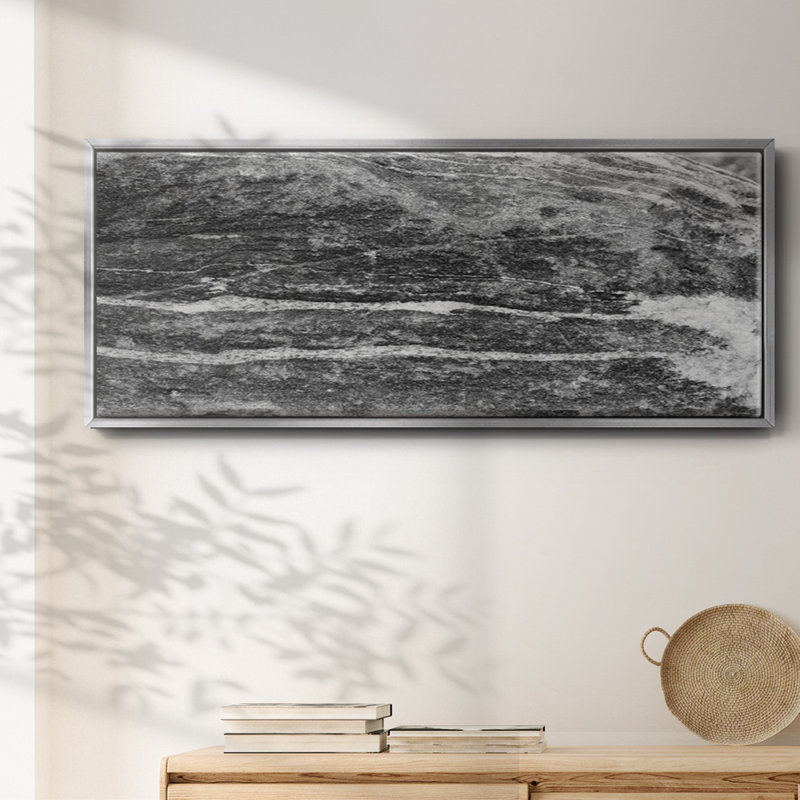 Found Textures X- Framed Canvas, 8" H x 20" W