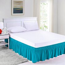 Elastic Bed Wrap Ruffle Bed Skirt