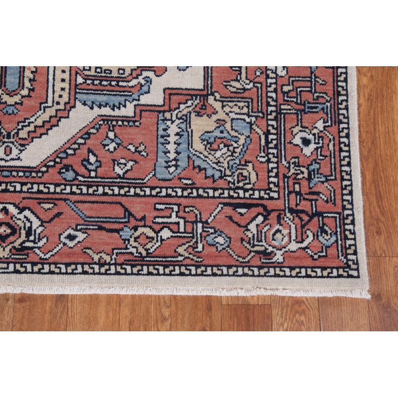 Handmade Geometric Turkish Rug 4x6