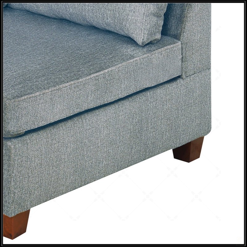 Ensemble de sièges modulaires MODULA avec structure en bois et chenille pour un confort et un style polyvalents