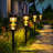 Matte Black Low Voltage Solar Powered Integrated LED Pathway Light Pack