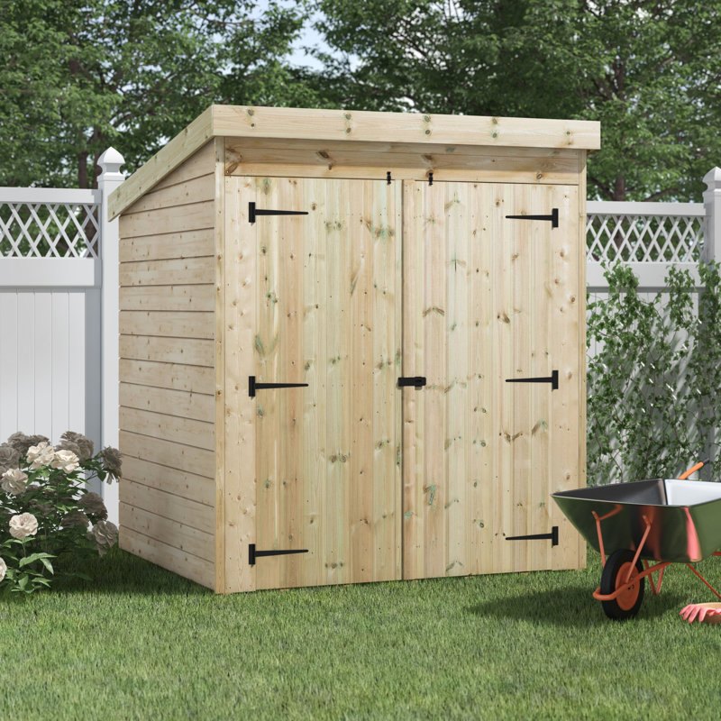 Shiplap Pent Wooden Shed, 6ft. x 5ft.