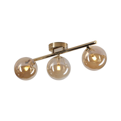 Olen Glass Flush Mount