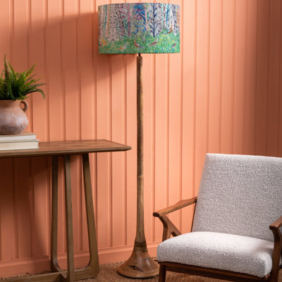 Kinross 173cm Brushed Traditional Floor Lamp