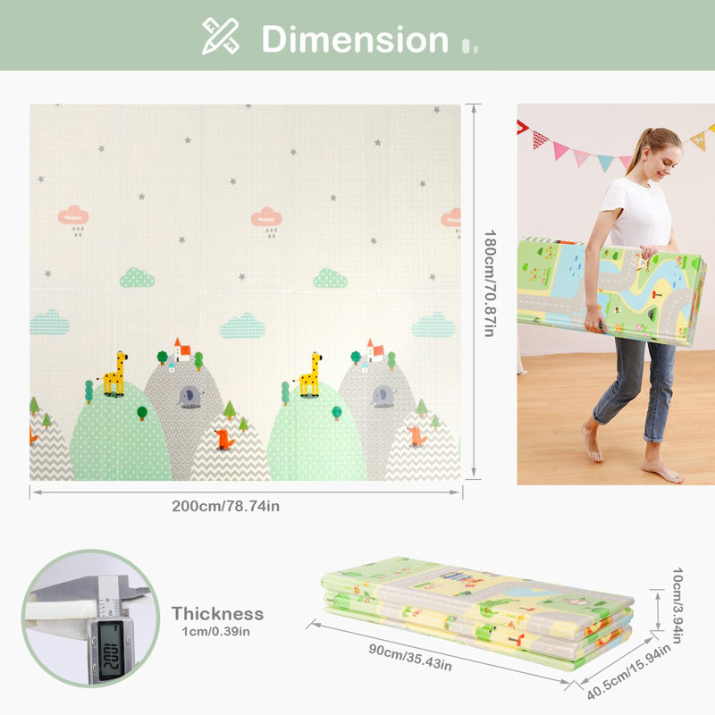 Sesco 457.2cm L Foam Playmat, Pet Park