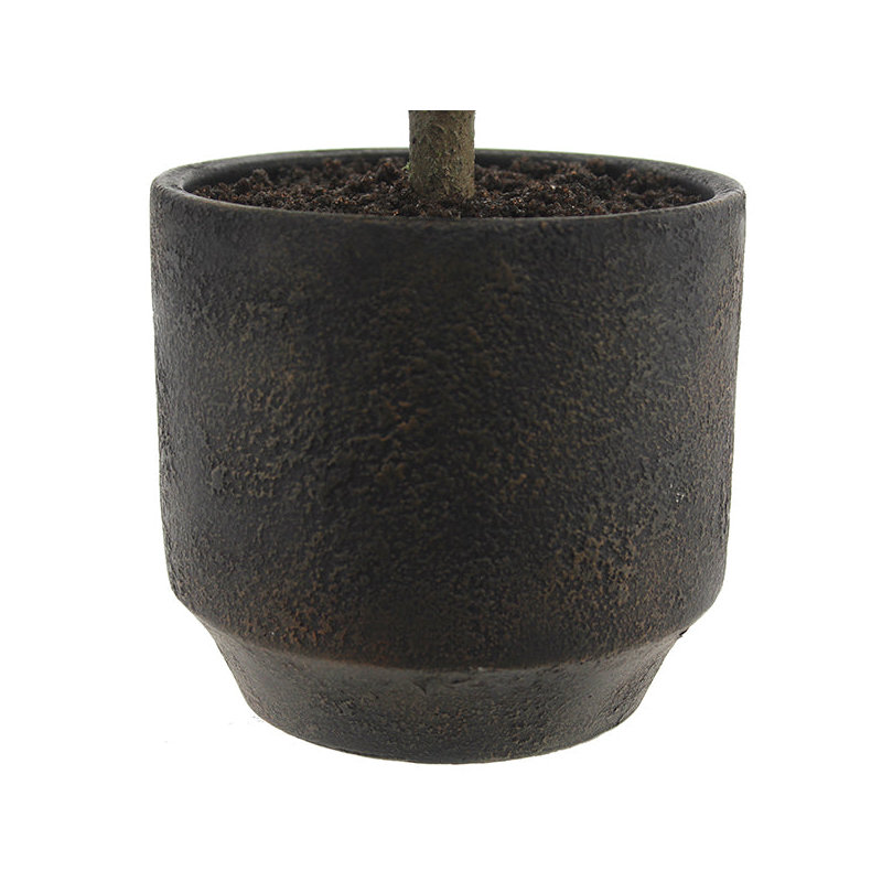SEASONAL GREENERY TREE CEDAR FLOCKED POT 4FT