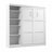 Arlex Storage Murphy Bed, Space-Saving Wall Bed for Multipurpose Room-769010808-787296704