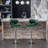 Annetra Velvet Upholstered Adjustable Swivel Barstool-2018900987