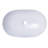 EAGO 14.75'' White Oval Bathroom Sink