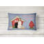 Coussin lombaire en toile lourde intérieur/extérieur moderne dog house