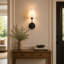 Rechargeable Wall Lights with Detachable Bulbs & Remote, Set of 2-1416514547