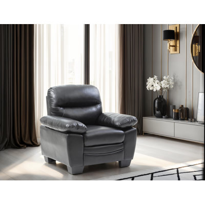 Chaise en similicuir Pingry