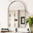 Arched Bathroom Mirror Vanity Wall Mirror,High-Strength Tempered Glass and Aluminum Alloy Framed French Cleat Mounted Wall & Bathroom Mirror-2007018111-2007018115