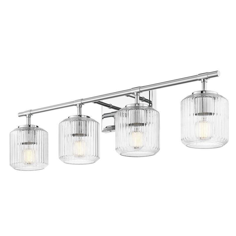 Braggs 4 Light Vanity, Polished Chrome