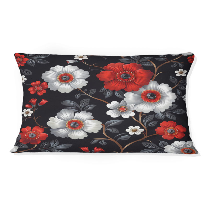 Floral Throw Pillow