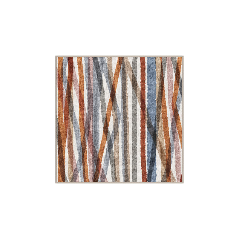 Tapis Fiordalisa avec envers antidérapant, Carré 3 pi