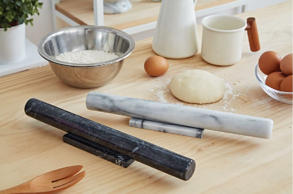Artifacts Rolling Pin, White Matte