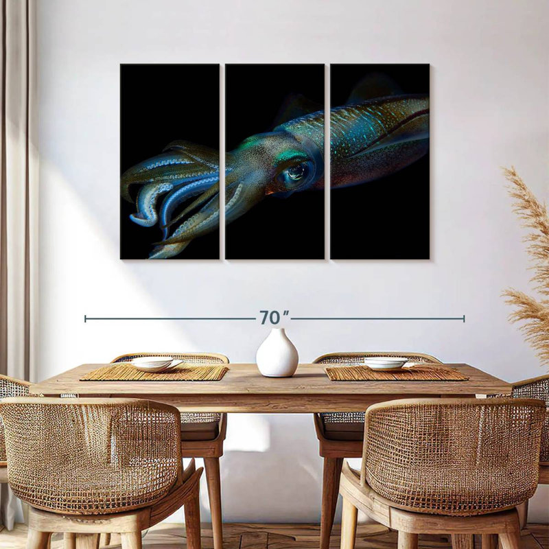 Bigfin Reef Squid, H 36 po x l 57 po